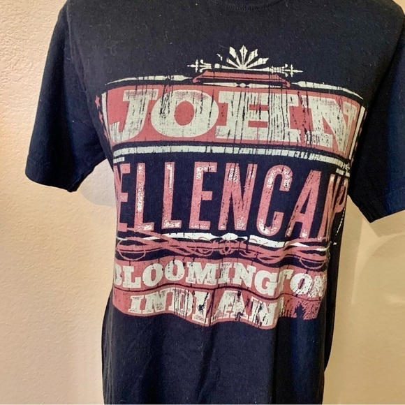 Vintage John Mellencamp Concert Tee Small Black Graphic Print Bloomington IN - Picture 3 of 11